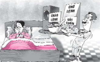 Chồng chăm vợ bệnh